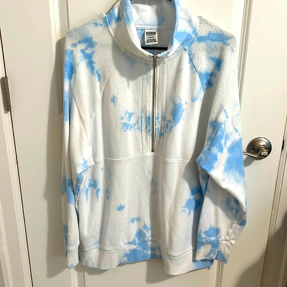 Tie dye Quarter Zip